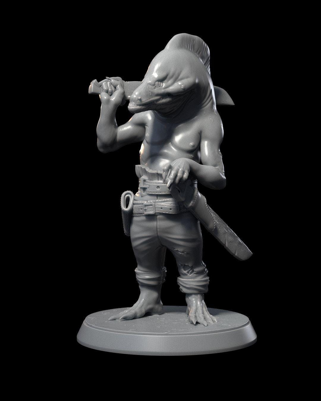 A Tale From the Deep - Kuo-toa 01 - Miniature