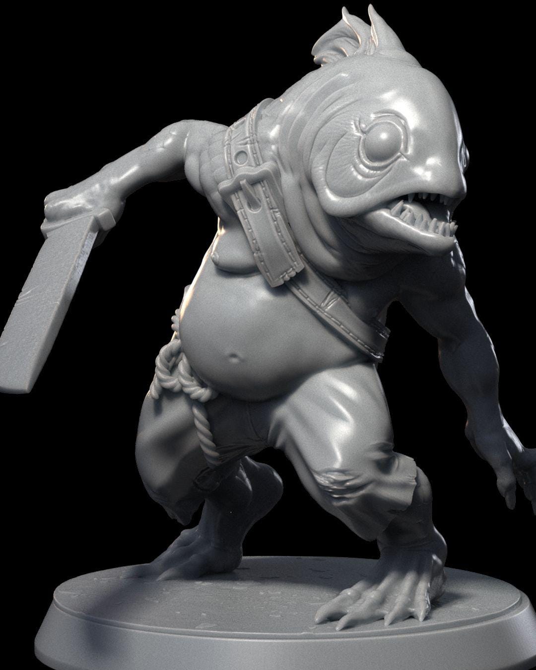 A Tale From the Deep - Kuo-toa 02 - Miniature