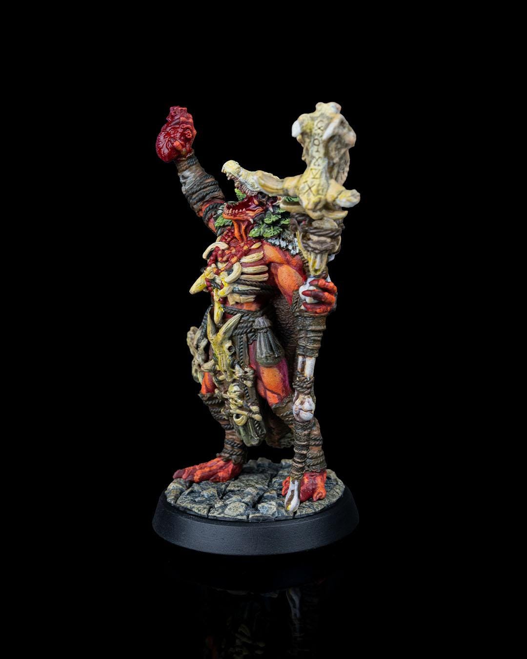 Dragon's Vault - Dragonfolk Shaman - Miniature