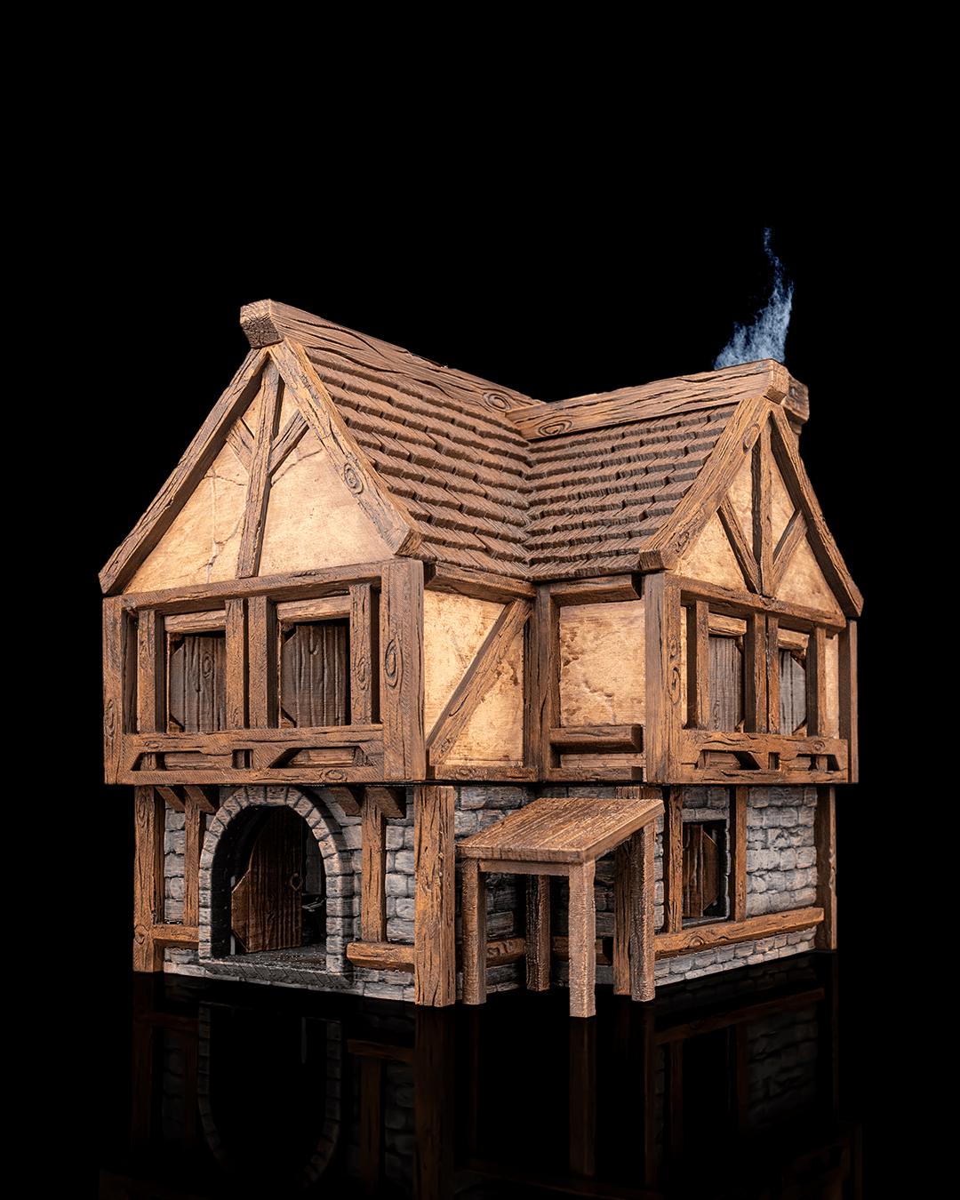Yrifield - Village Set - The Gilded Flagon - Tavern - Miniature