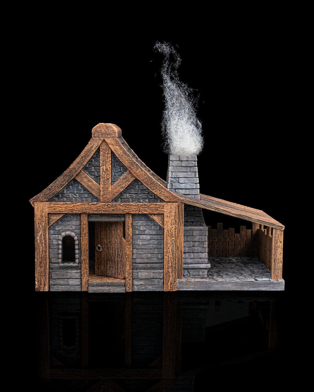 Yrifield - Village Set - The Grinning Hammer - Blacksmith - Miniature