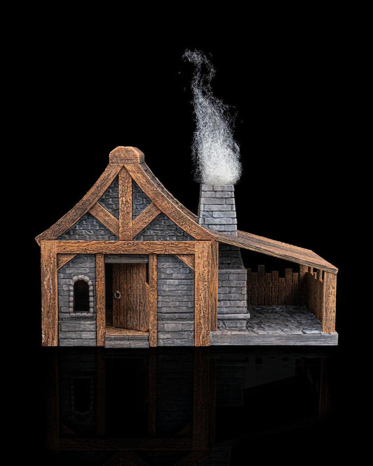 Yrifield - Village Set - The Grinning Hammer - Blacksmith - Miniature