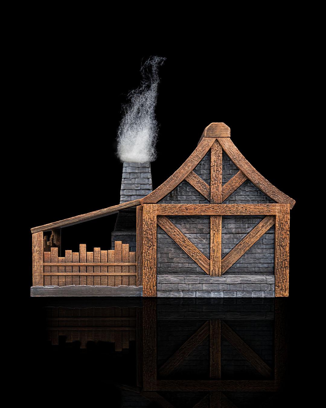 Yrifield - Village Set - The Grinning Hammer - Blacksmith - Miniature