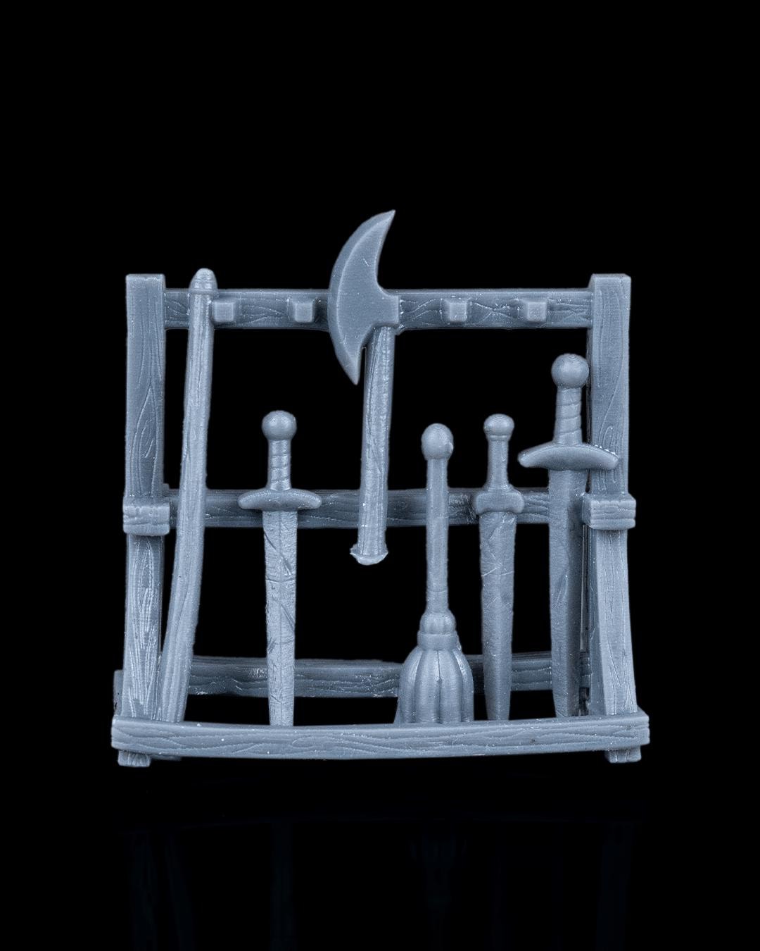 Yrifield - Village Set - Village Furnishings - Resin Props - Miniature