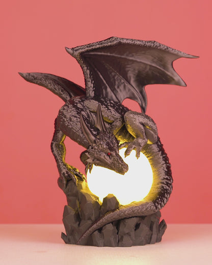 Dragon Eclipse with RGB Lighting and Remote - Table Lamp
